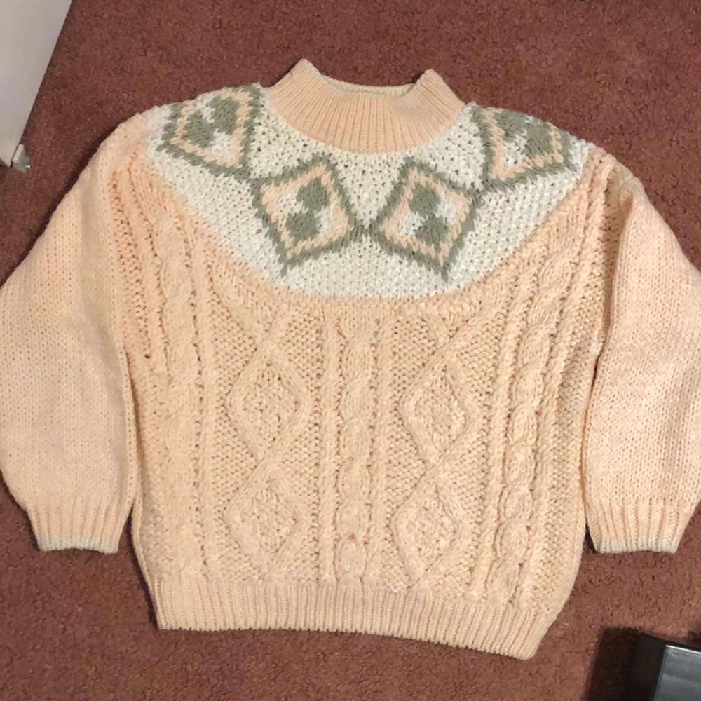 Beautiful Vintage Margules Warm Peach 🥳HP🥳Sweater